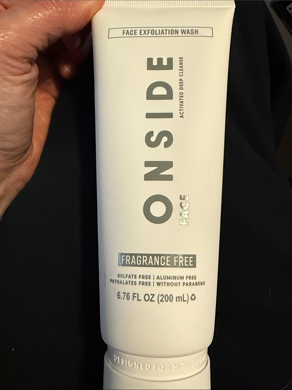 Onside Face Exfoliation Wash — Fragrance Free White